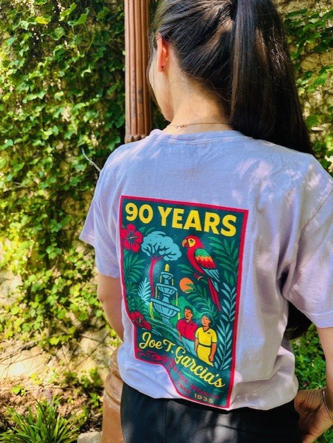 90TH Anniversary T-Shirt — Joe T. Garcia's